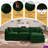 Bodhild Boneless Avrilynn 105" Modular Chenille Sectional Couch 3 Seater with Ottoman-2132327558