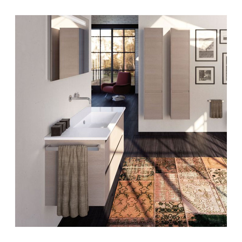 Star 41.34'' L Bathroom Sink, 0-Hole