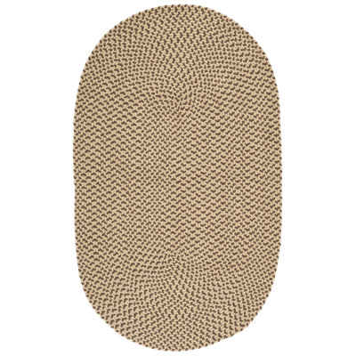 Garbrand Hand-Braided Cotton Beige Area Rug