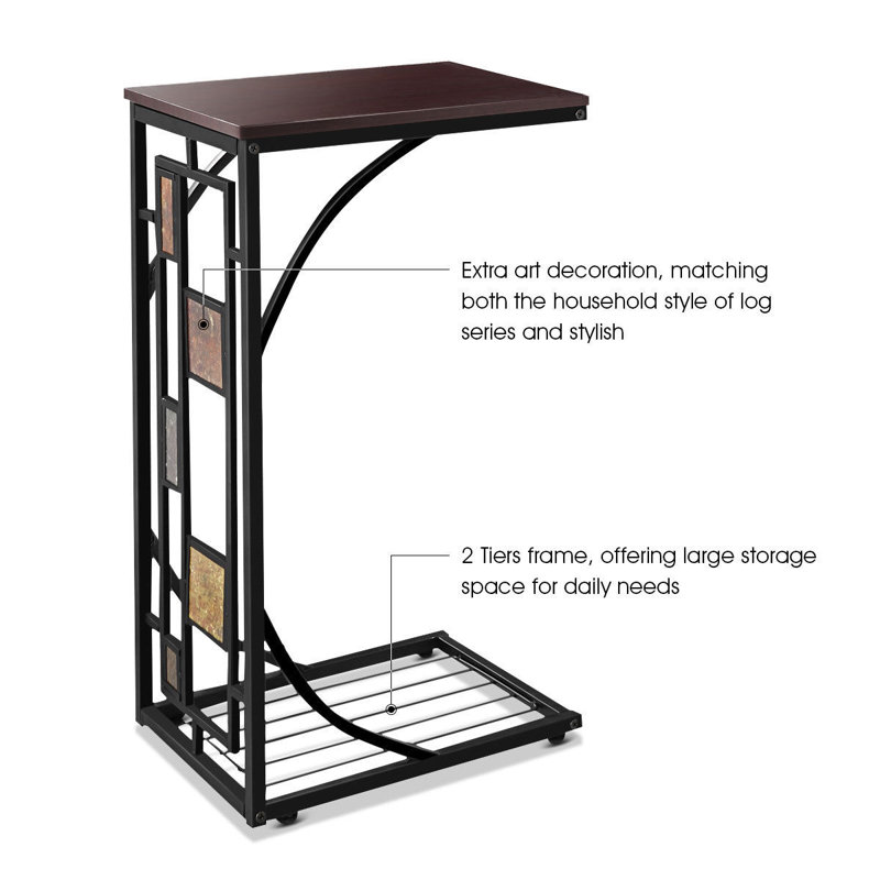 Kaj Floor Shelf End Table