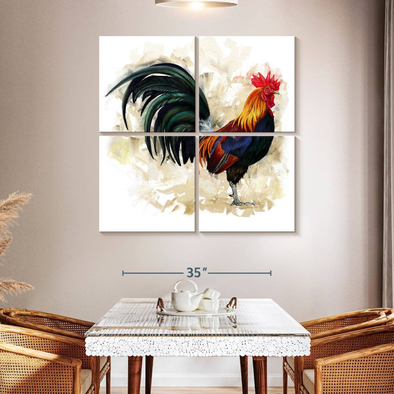 Brampt Proud Rooster, 45" H x 45" W
