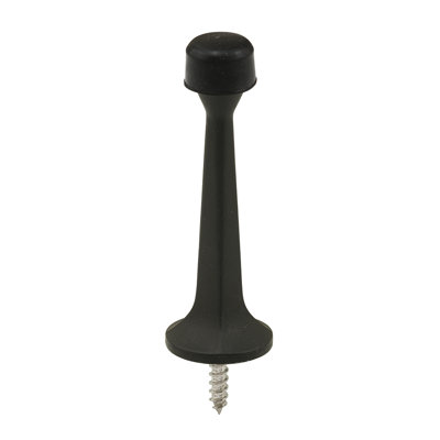 Butoir de porte rigide Prime-Line, moulé sous pression en zinc, bronze huilé, embout en caoutchouc (paquet simple)