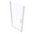 1 3/8" Adjustment,Universal Pivot Shower Door, Open Outside, With 1/4" Tempered Glass Finish 3672-113930994