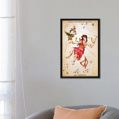 « gloria frederici, andromeda et triangula » par graphics, impression sur toile Sidney Hall