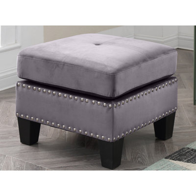 Nawrocki Velvet Ottoman