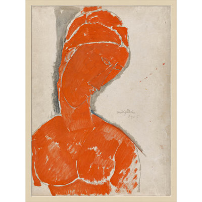 Rune "Female Bust in Red" Print