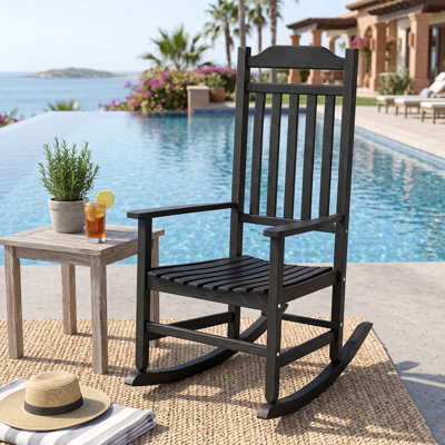 Outdoor Resin Rocking Chair For All - Weather Use by Gracie Oaks