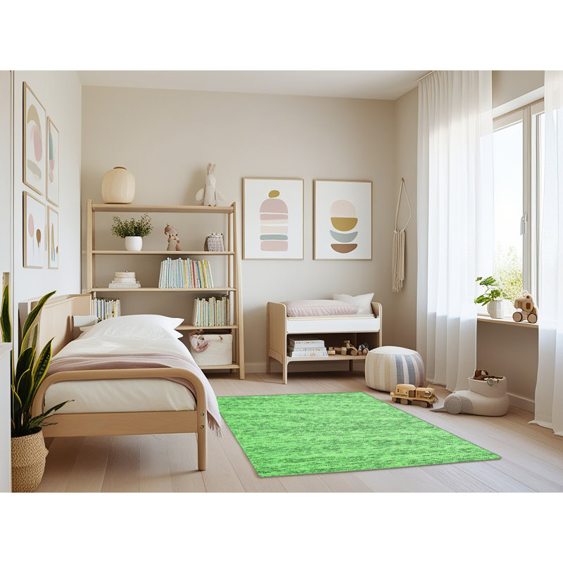 Anayi Washable Indoor Rug, Rectangle 3' x 5'
