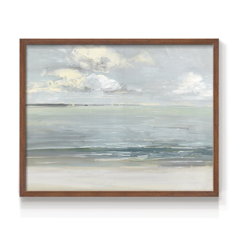 Serene Sound -Framed Print - Restickable, Noyer, H 22 po x l 28 po
