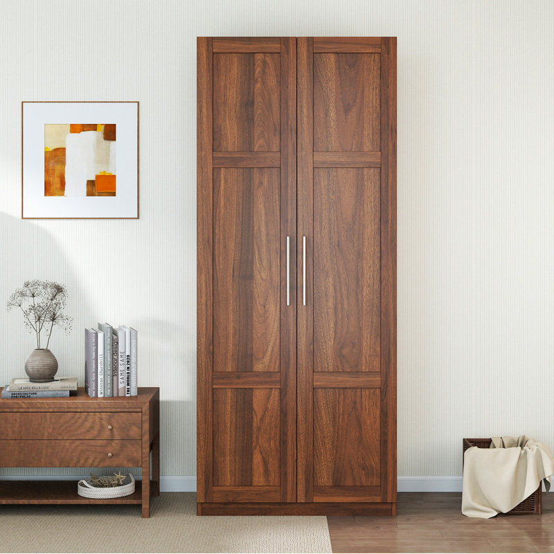 Armoire haute et armoire de cuisine avec 2 portes et 3 cloisons pour séparer 4 espaces de rangement