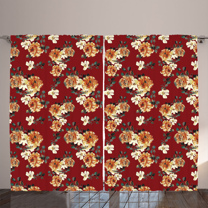 Semi Sheer Curtain Pair