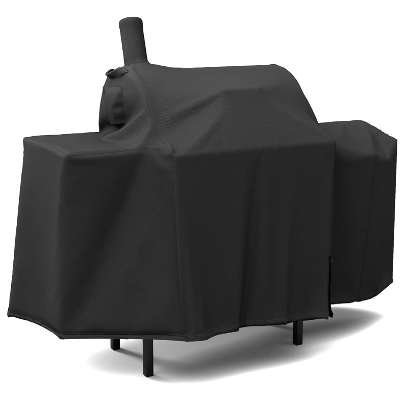 SHINESTAR Housse de barbecue pour Char-Griller E1224, 2121, gril à charbon Kingsford Barrel 30 po, housse de fumoir imperméable robuste, fermeture à glissière spéciale