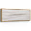 «Neutral Minimalist Horizon Art», images de paysage abstrait beige doux, impression sur toile encadrée-124817892-124817890