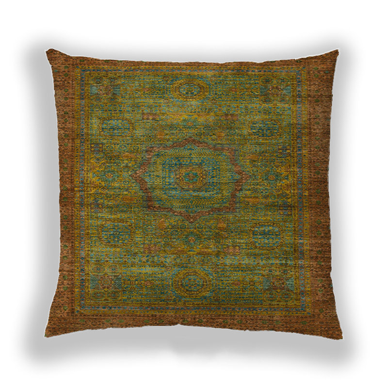 Coussin Abstract 1323, Microsuède