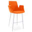Gabriella Upholstered Bar Stool with Metal Frame-154950130-176977655