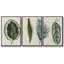 Palm Line, impression sur toile 3 pièces-121858648-121858651