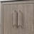 Hunner 24" Carrara White Marble Countertop Bath Vanity in Gray Oak with Mirror-2041570754