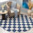 Ebony Hand Tufted Wool Pile Checkered Rug-95854708