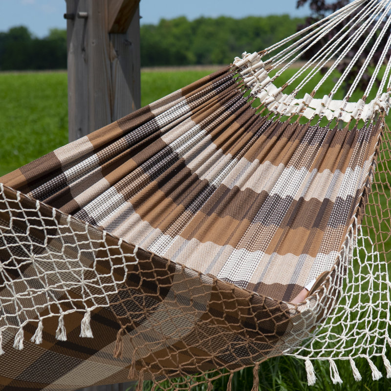 Will Double Hammock, Brown/White