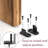 Plastic Floor Sliding Barn Door Hardware Guides