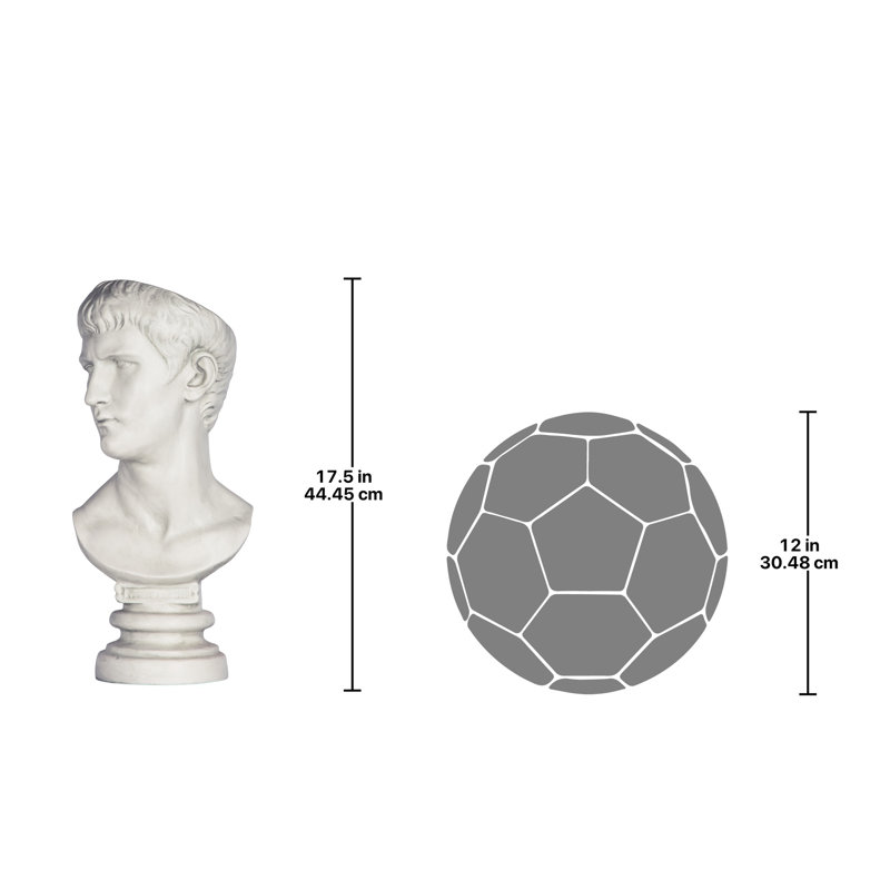 Buste de statue de l'empereur Caligula