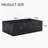 Black Marble Texture MDF Coffee Table