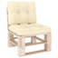 Ensemble de 2 coussins de palette en tissu crème vidaXL 100% polyester crème-2065313477-2065313476-2143192885