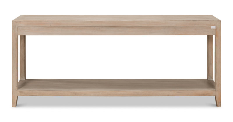 Anton 72'' W Solid Wood Console Table, Tan