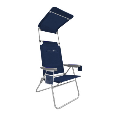 Caribbean Joe Canopy High Back Beach Chair