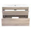 Ebern Designs Mortellaro 76mm L x 47mm W White Ceramic Rectangular Sink with Overflow
