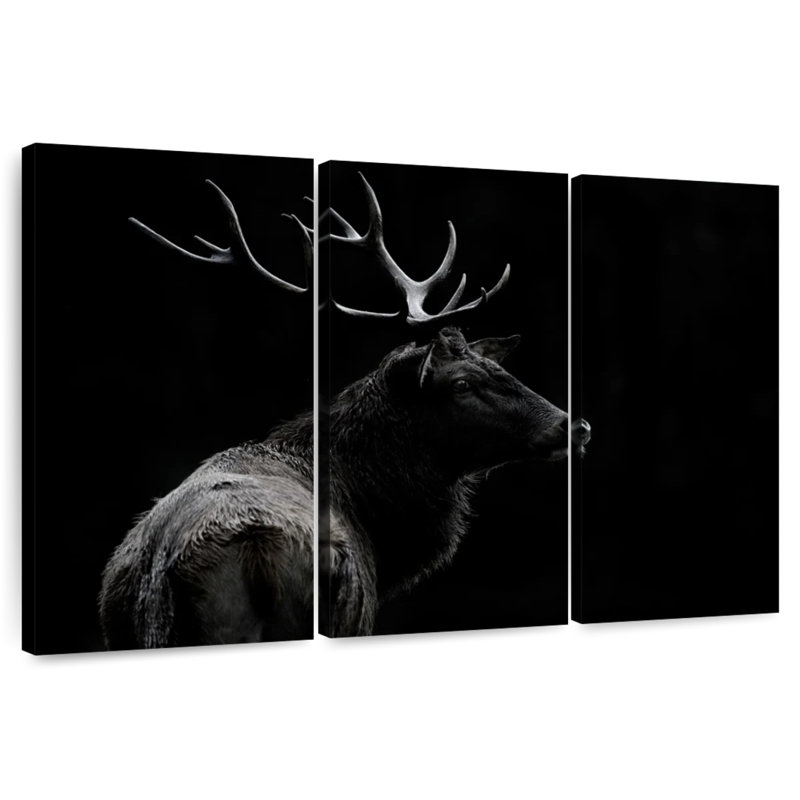 Soulful Elk, 48" H x 74" W