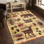 7 pi. 10 po X 10 pi 3 po Tapis Lodge-985934594