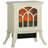 Freestanding Electric Fireplace Stove, Space Heater With Realistic Flame Effect, Adjustable Temperature, And Overheat Protection, 750W/1500W-111783104