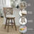 Anapaola Swivel Upholstered Counter Stool-968676276