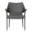 Grey Pe Wicker Stacking Armchair,4Pcs