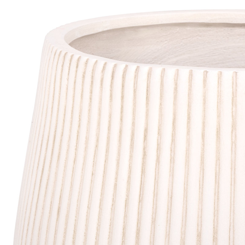 Ensemble de 3 pots à fleurs Sara, Beige