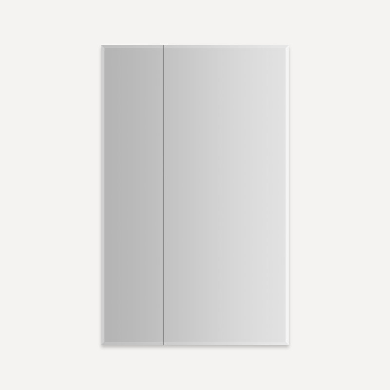 Pharmacie M Series, 4", 30 po x 48 po, Bord biseauté