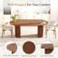 Extendable Oval Dining Table With Fluted Base-131600347