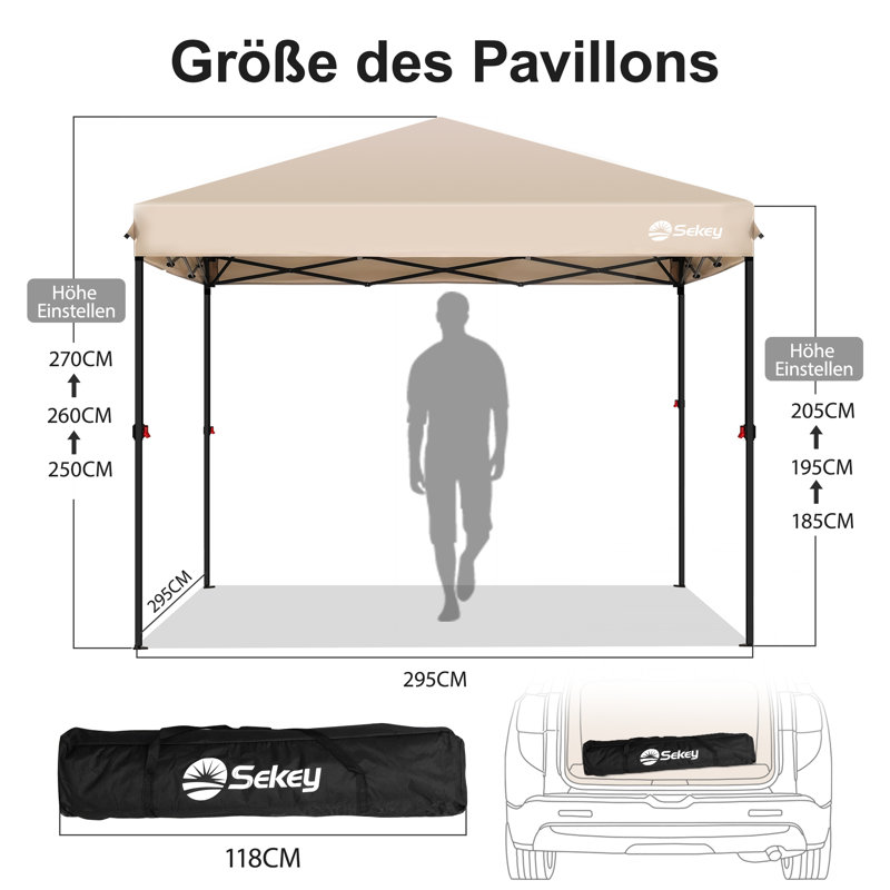 Faltpavillon, Khaki