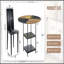 Ensemble de salle à manger polyvalent avec un design élégant et un rangement pratique-285818561-285818566