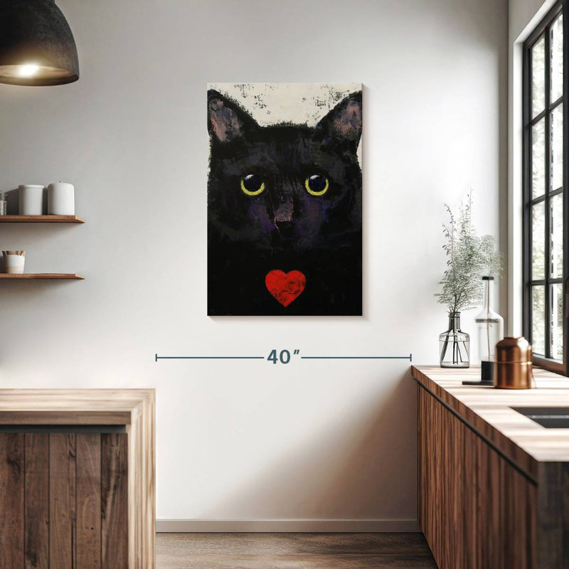 Brampt Love Cat, 36" H x 24" W