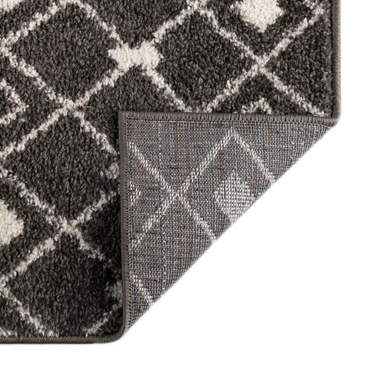 Tapis d'intérieur Somerville, Gris anthracite, Carré 10 pi
