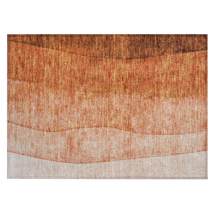 Washable Ombre Indoor / Outdoor Rug