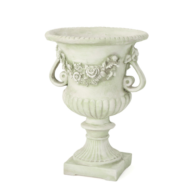 Geffrey Pot Planter, White Moss