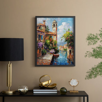LANDSCAPES Series CCCLXXIII  -Premium Framed Print -Ready to Hang - No Nails Required
