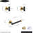 3-Piece Bathroom Hardware Set - Stainless Steel Toilet Paper Holder With 2 Coat Hooks - Modern Round Design With Hidden Screws - Corrosion & Rust Resistant