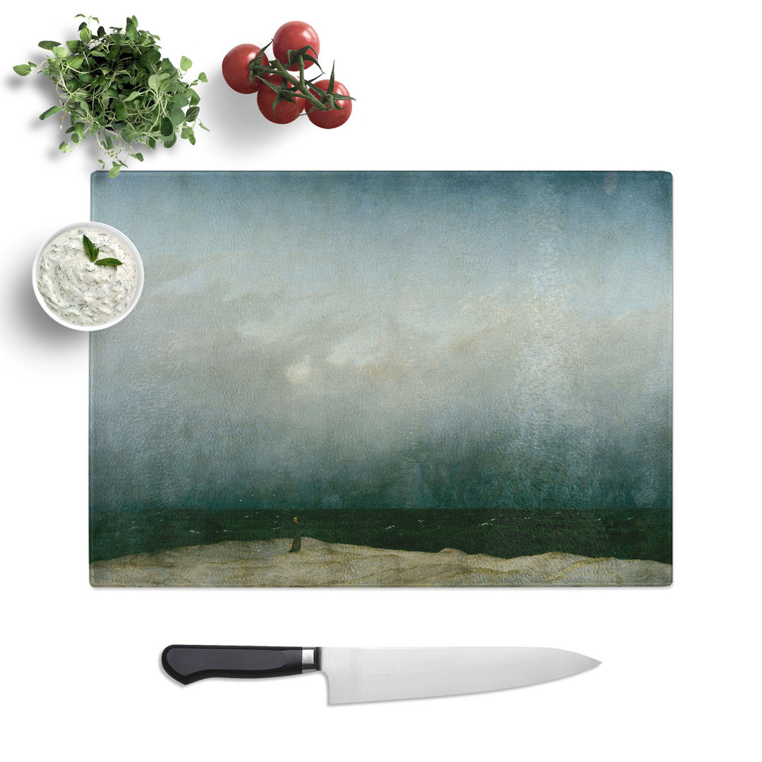 The Monk by the Sea by Caspar David Friedrich Chopping Board