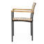 Chaises d'extérieur - et noir, bois, moderne pour la cour arrière de style patio + minimaliste