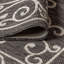 Tapis intérieur / extérieur noir / gris à tissage texturé Hagerman-1353620307