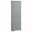 Armoire de rangement autoportante avec tiroir et tablette réglable-1727406